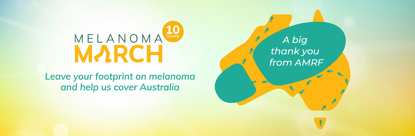 Melanoma March 2021 - A big thank you from AMRF