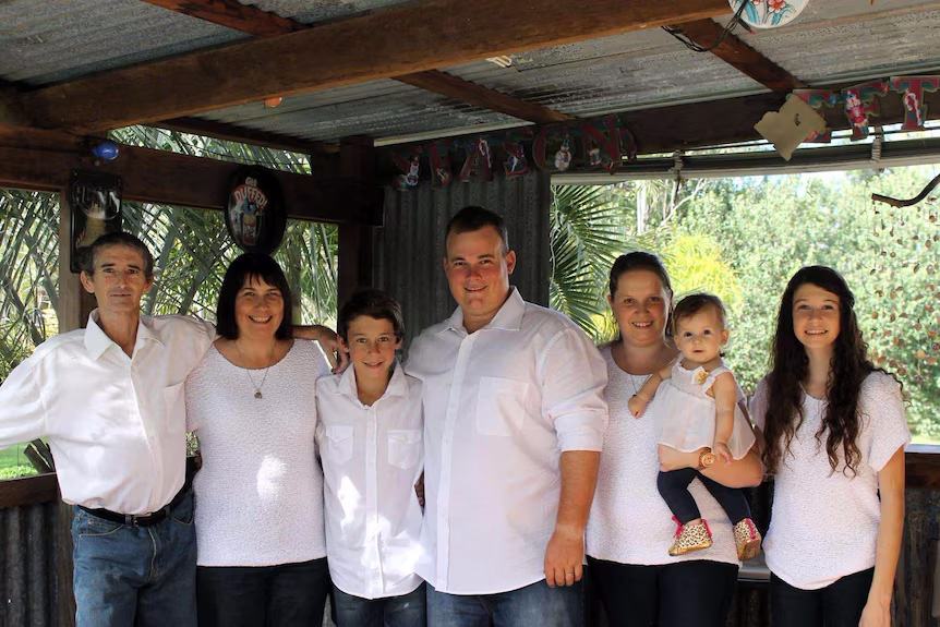 Lyell Duffy and family